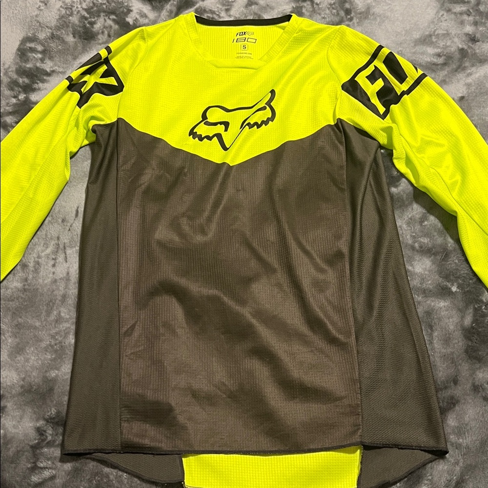Fox Neon Yellow Racing Jersey
